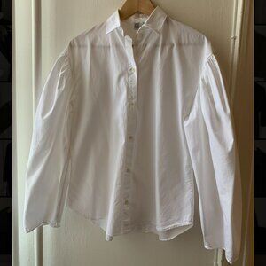 Toteme Zonza Cotton Shirt White